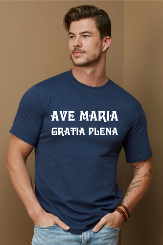 granatowa koszulka męski t-shirt  katolicka religijna ave maria gratia plena maryja łaski pełna_853x1280.png