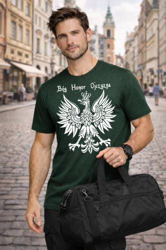 męska koszulka katolicka chrzescijanska godło bóg honor ojczyzna.png