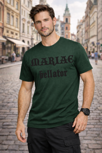 męska koszulka katolicka chrzescijanska mariae bellator wojownik maryi.png