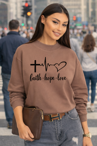 chrześcijańska bluza damska cappucino faith hope love wiara nadzieja miłość.png