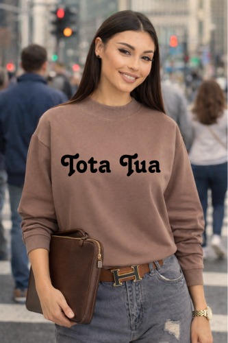 chrześcijańska bluza damska cappucino tota tua cala twoja.png