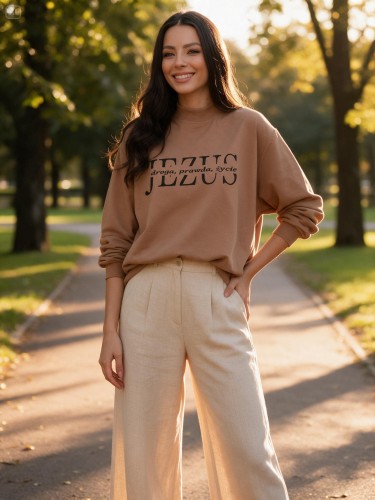 dreamina-2026-09-24-3702-KEEP THE EXACT SAME CAMEL BROWN SWEATER,....jpeg