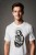 Chrześcijański katolicki religijny biały T-shirt męski z przesłaniem maryja z dzieciątkiem jezus