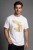 Chrześcijański katolicki religijny biały T-shirt męski z przesłaniem michał archanioł