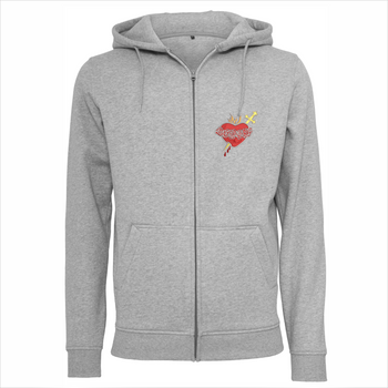 Bluza męska rozpinana z kapturem Niepokalane Serce Maryi