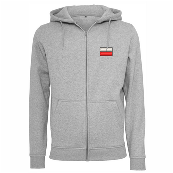 Bluza męska rozpinana z kapturem Barwy Polski