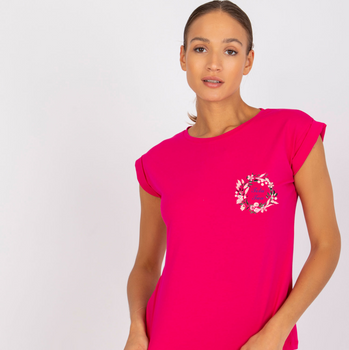 Koszulka damska w kolorze fuksji Wianek Tota Tua-Cała Twoja