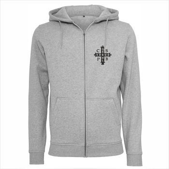 Bluza męska rozpinana z kapturem Medalik Świętego Benedykta