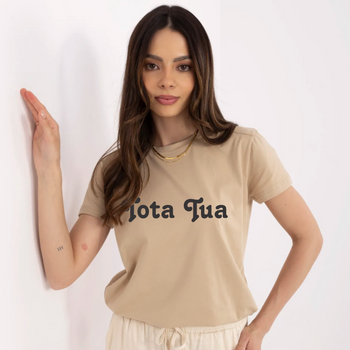 Beżowa koszulka damska Tota Tua