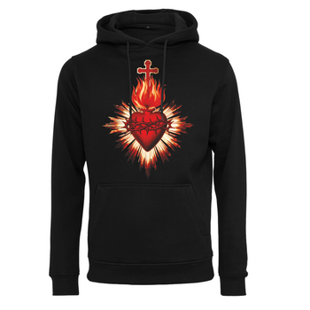 Czarna bluza męska z kapturem Najświętsze Serce Pana Jezusa