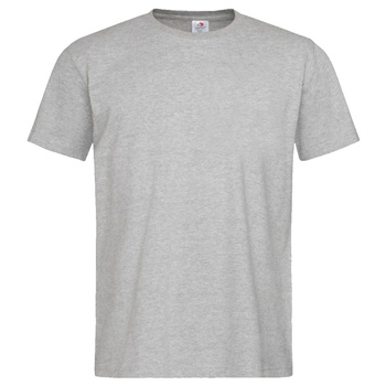 Szara melanżowa koszulka męska 