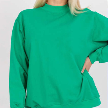 Zielona bluza damska oversize