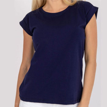 Granatowa koszulka damska