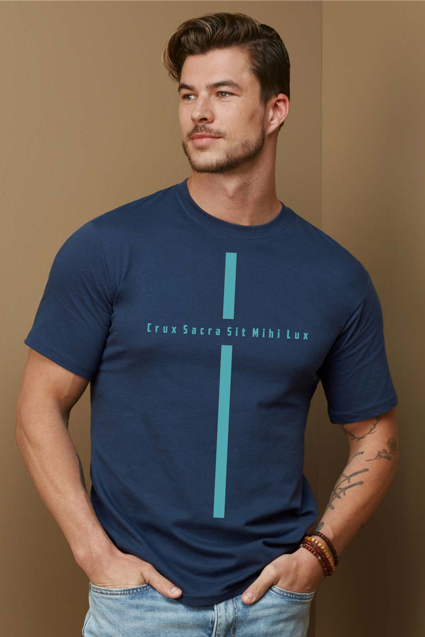 granatowa koszulka męski t-shirt  katolicka religijna krzyż z egzorcyzmem_853x1280.png